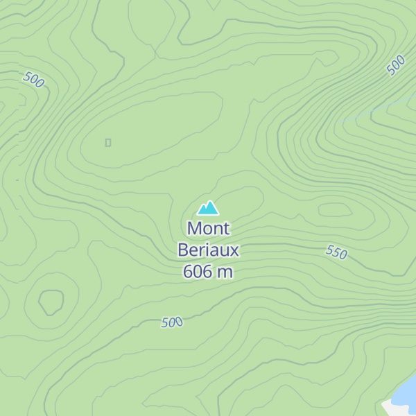 Map of Mont Beriaux