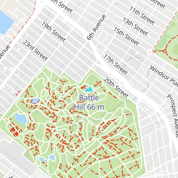 Map of Battle Hill
