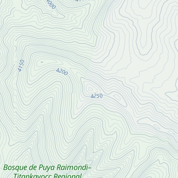 Map of Cerro Ccatun Rumi