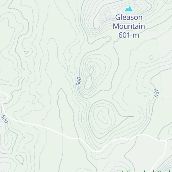 Map of Noranale Mountain