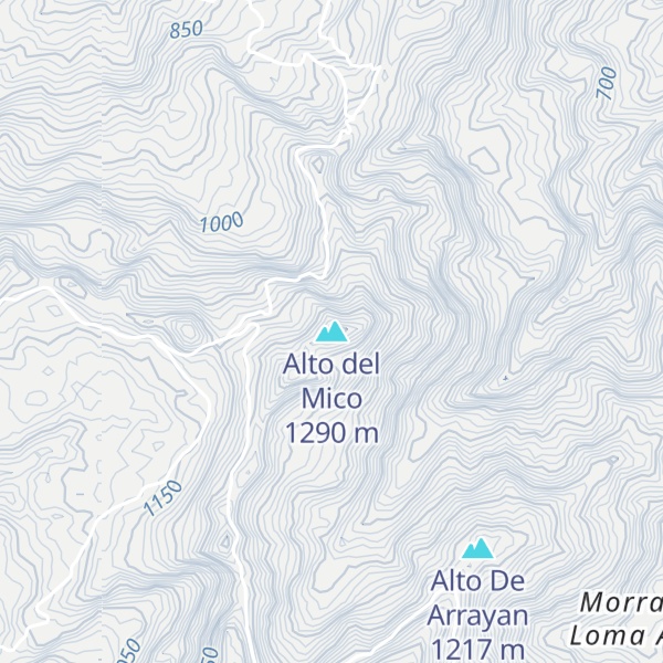 Map of Alto del Mico
