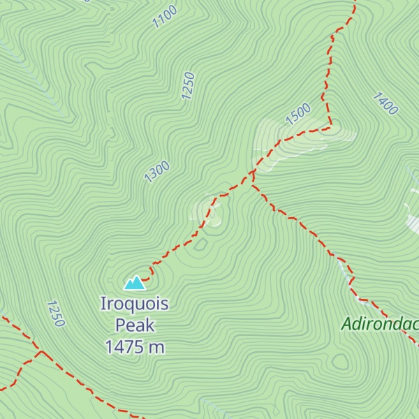 Map of Boundary Peak