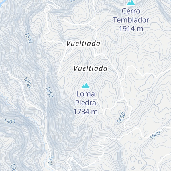 Map of Loma Piedra
