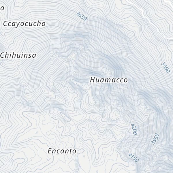 Map of Cerro Huamacco