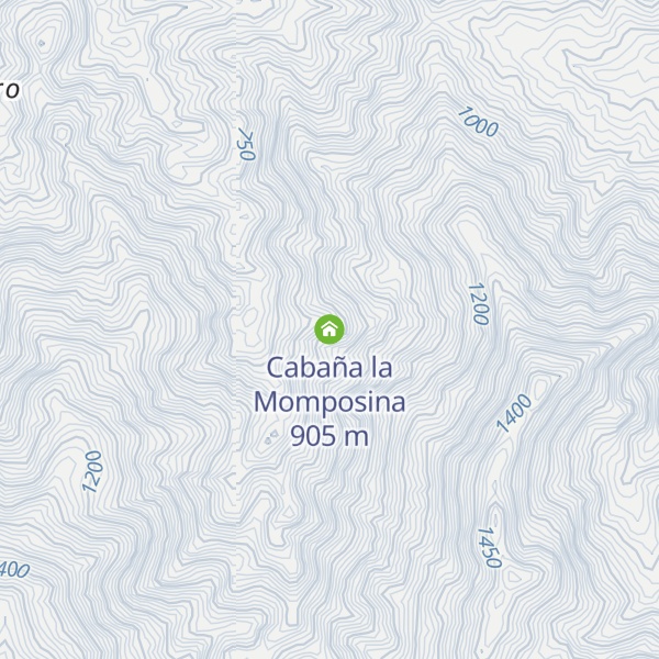 Map of Cabaña la Momposina