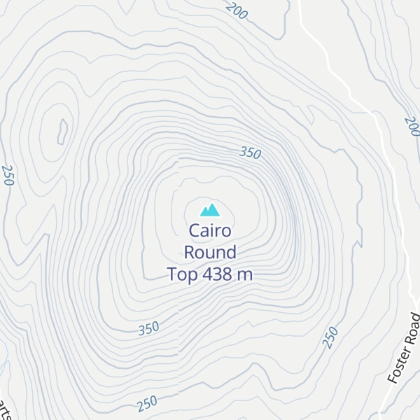 Map of Cairo Round Top