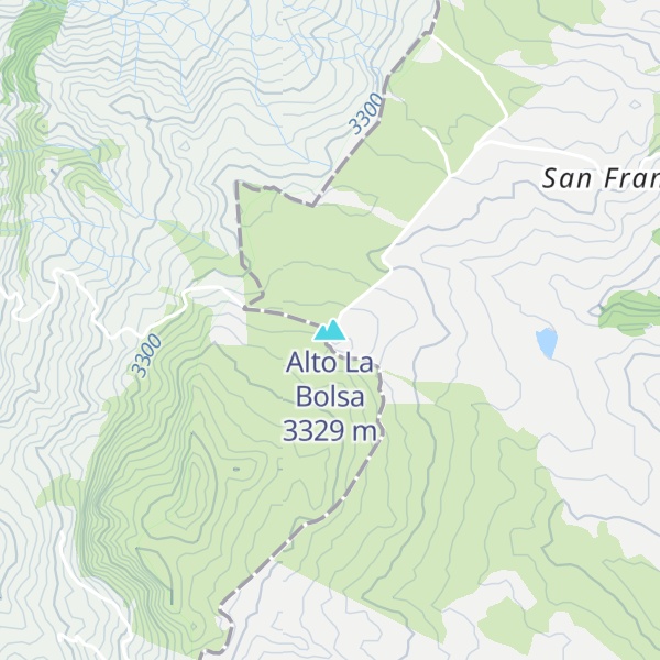 Map of Alto La Bolsa