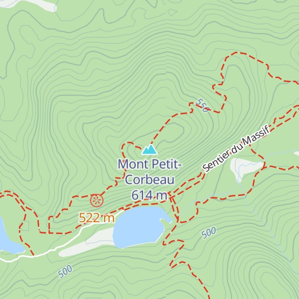 Map of Mont Petit-Corbeau