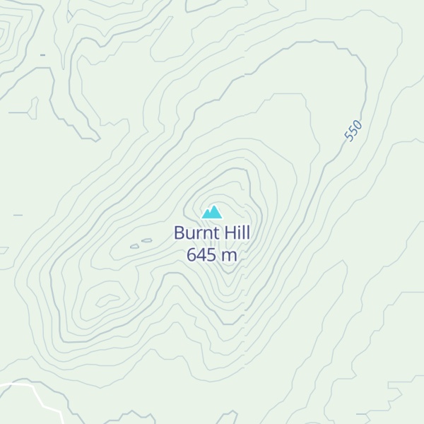Map of Burnt Hill