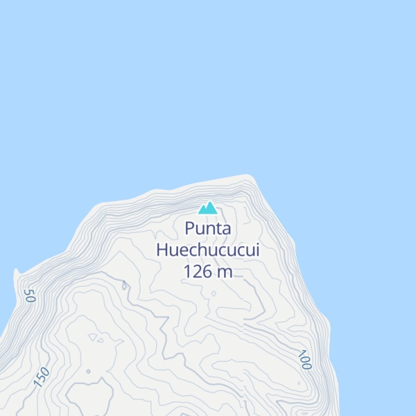 Map of Punta Huechucucui
