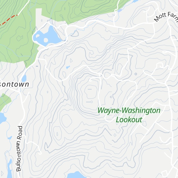 Map of Buckberg Mountain