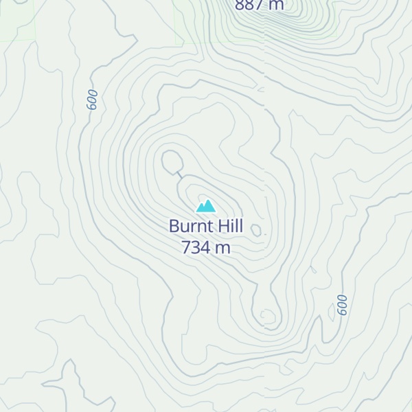 Map of Burnt Hill