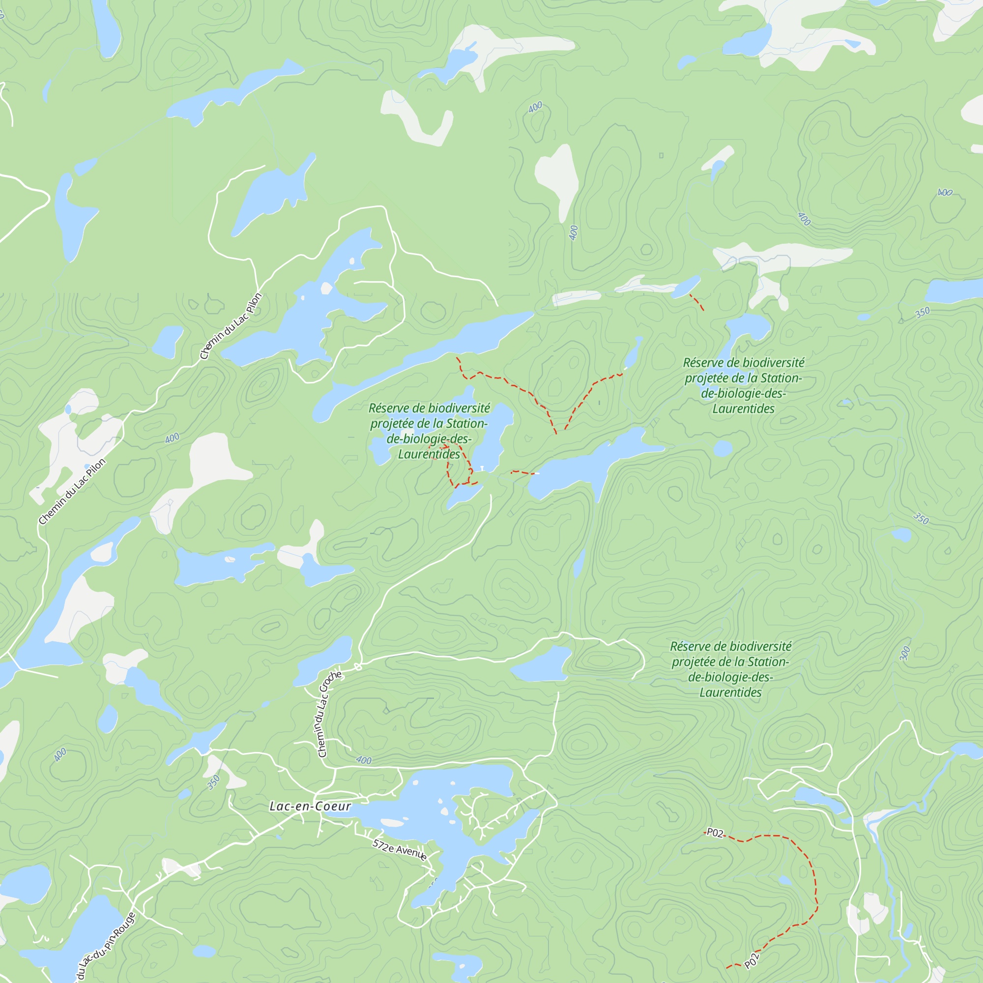 Cabane du gardien map