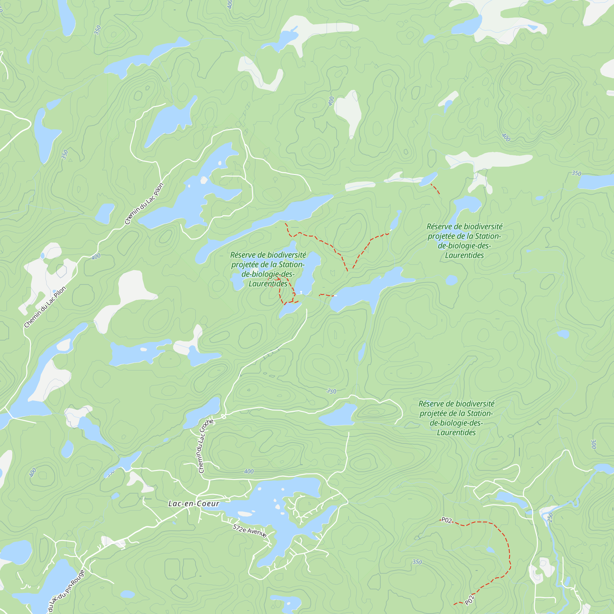 Cabane du gardien map