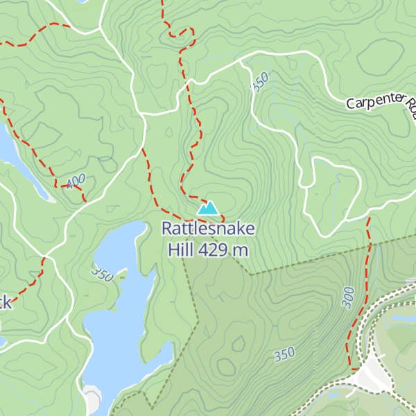 Map of Rattlesnake Hill