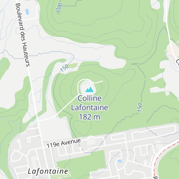 Map of Colline Lafontaine
