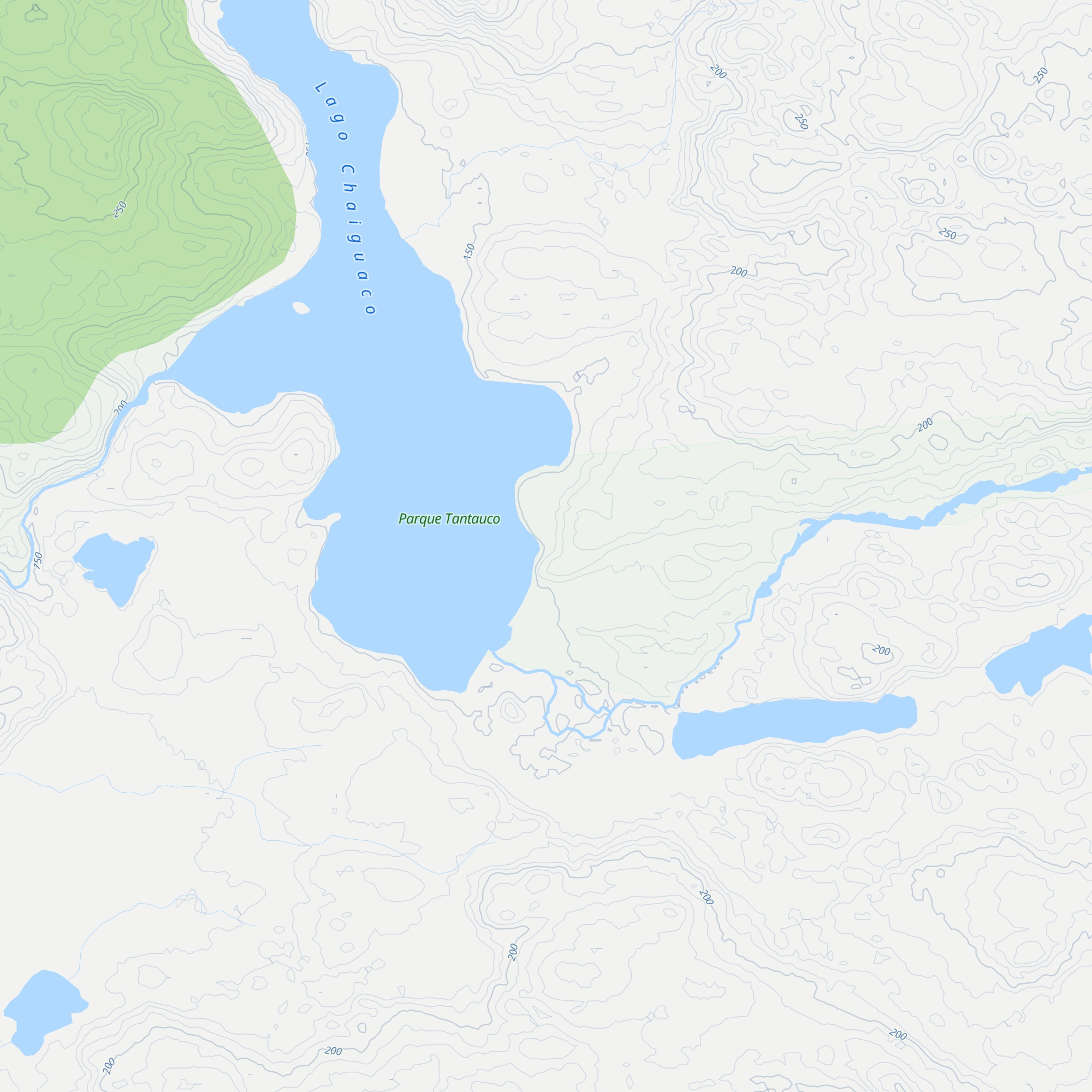 Refugio Chaiguaco map