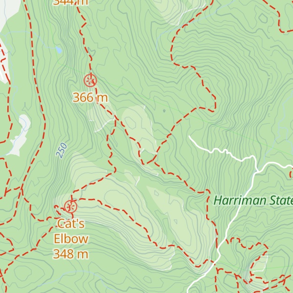 Map of West Mountain
