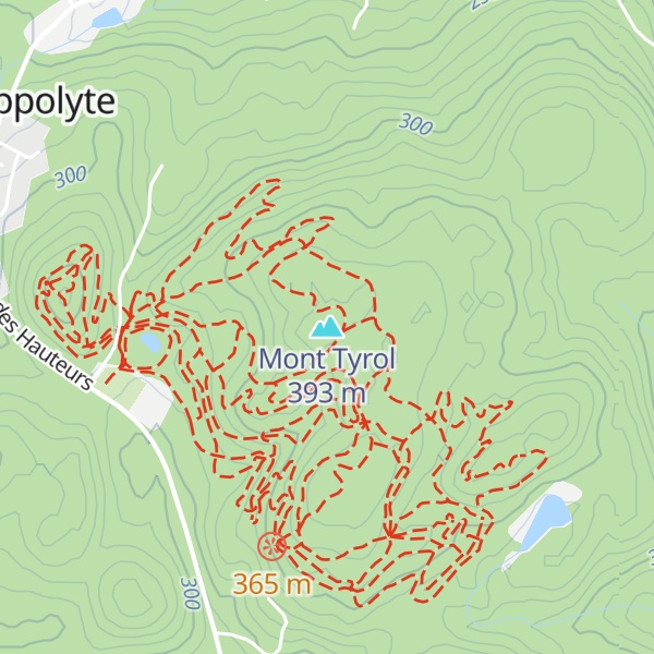 Map of Mont Tyrol