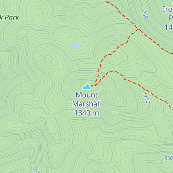 Map of Mount Marshall