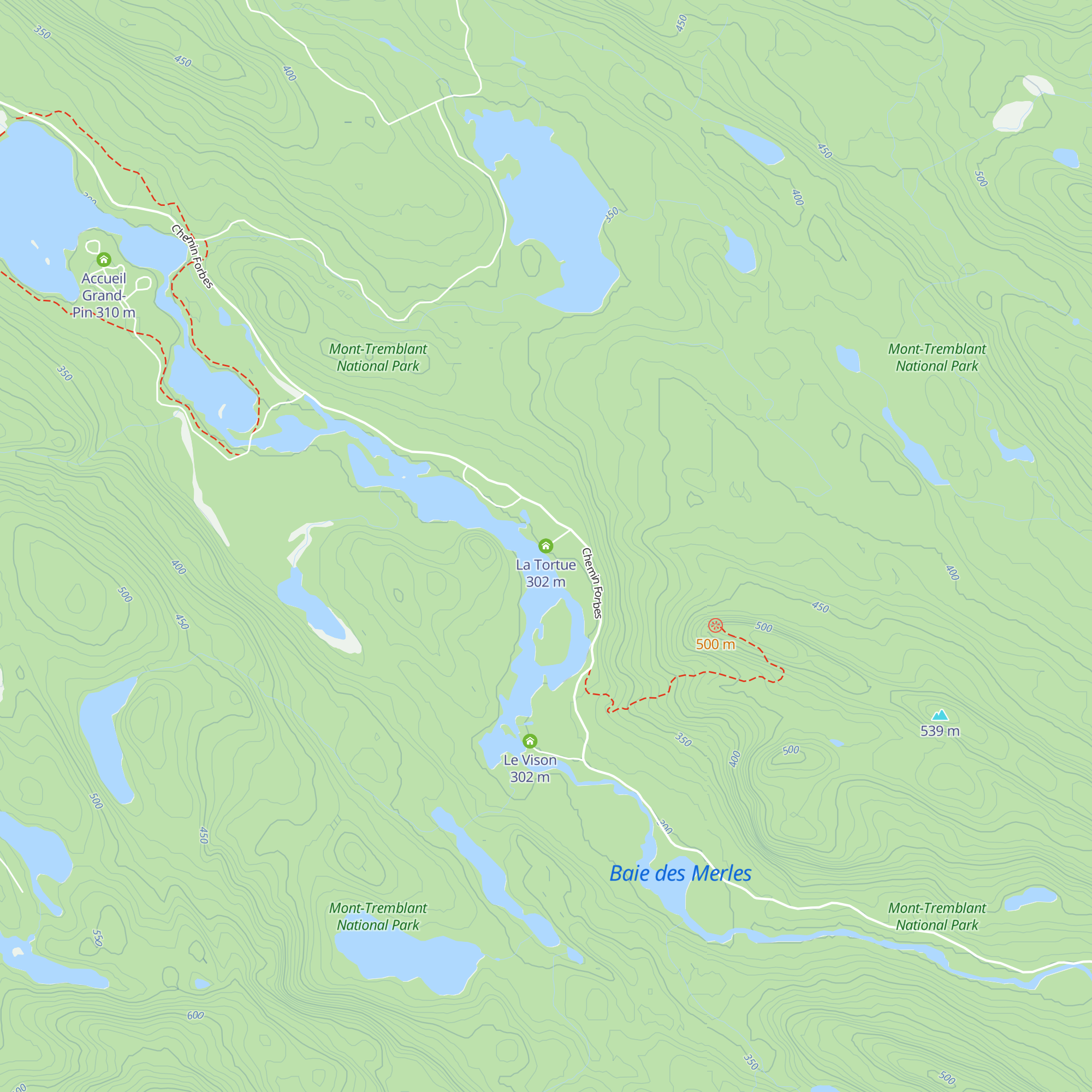 La Tortue map