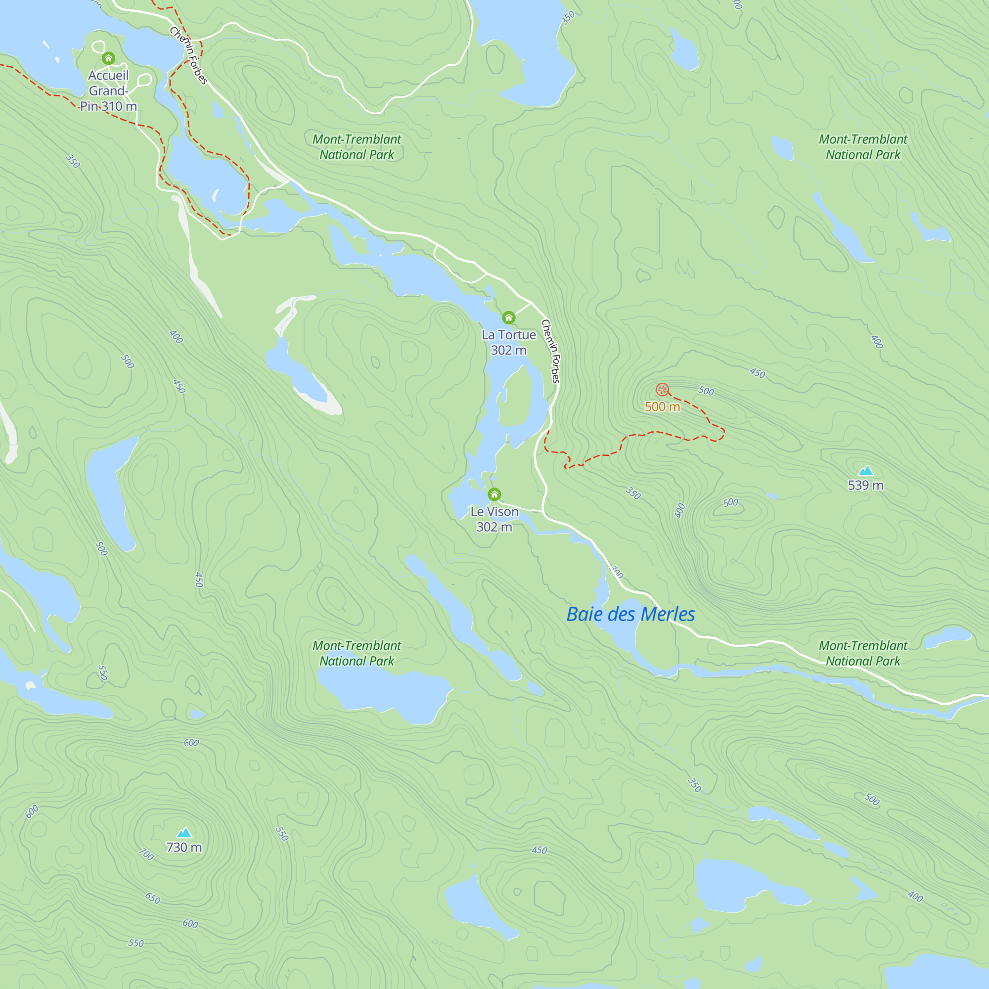 Le Vison map