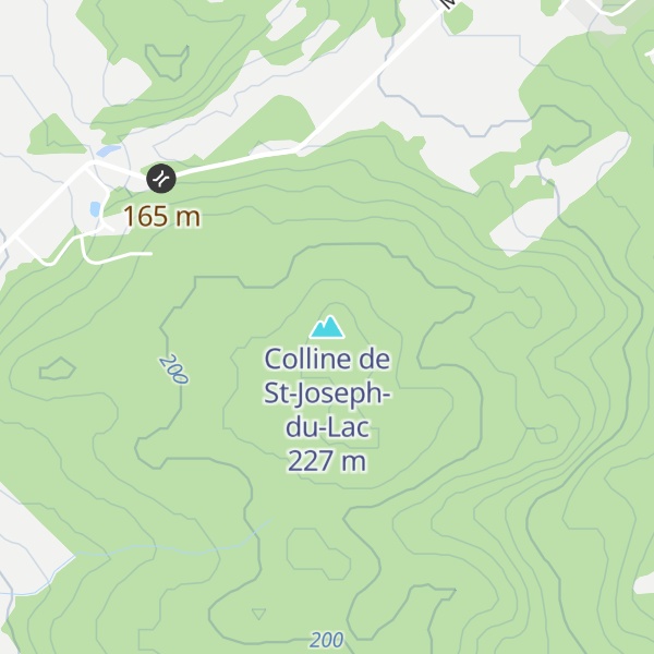 Map of Colline de St-Joseph-du-Lac