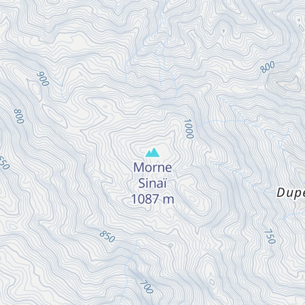 Map of Morne Sinaï