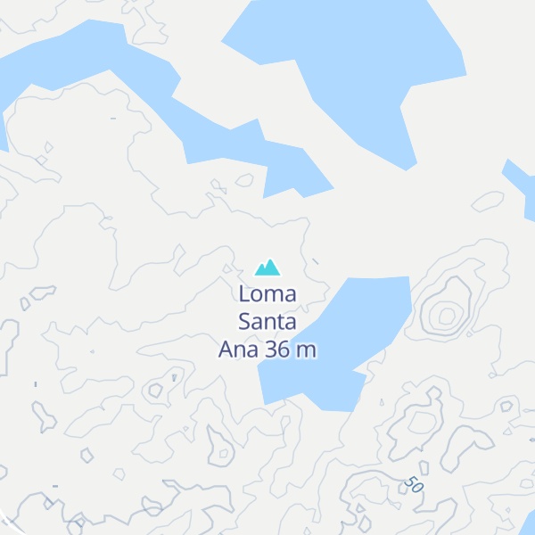 Map of Loma Santa Ana