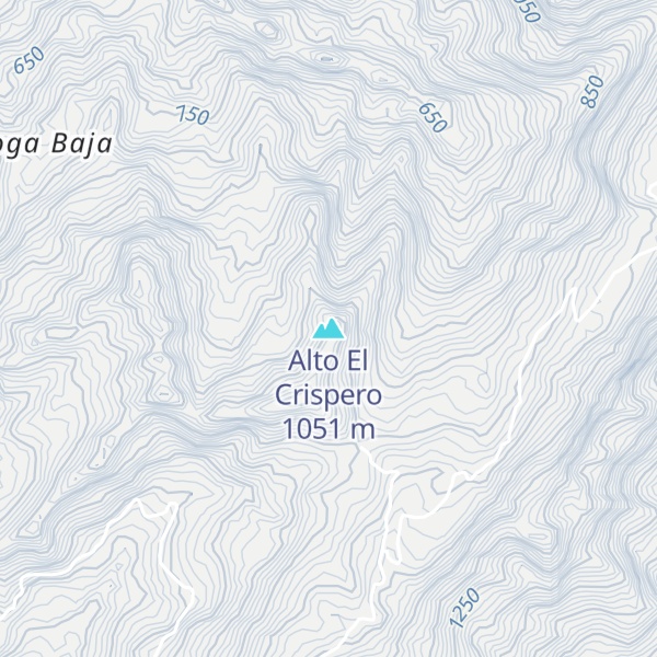Map of Alto El Crispero
