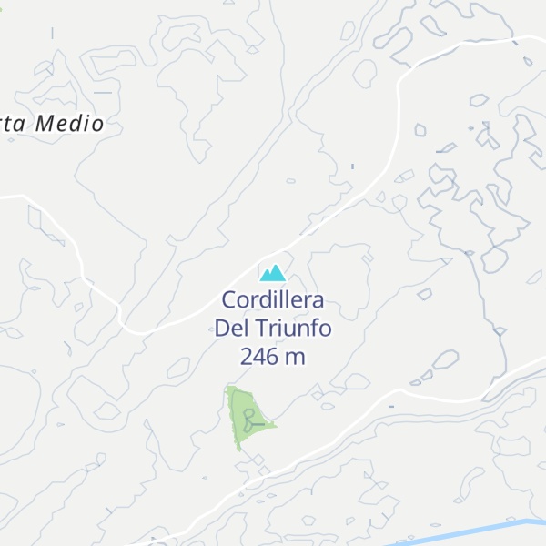 Map of Cordillera Del Triunfo