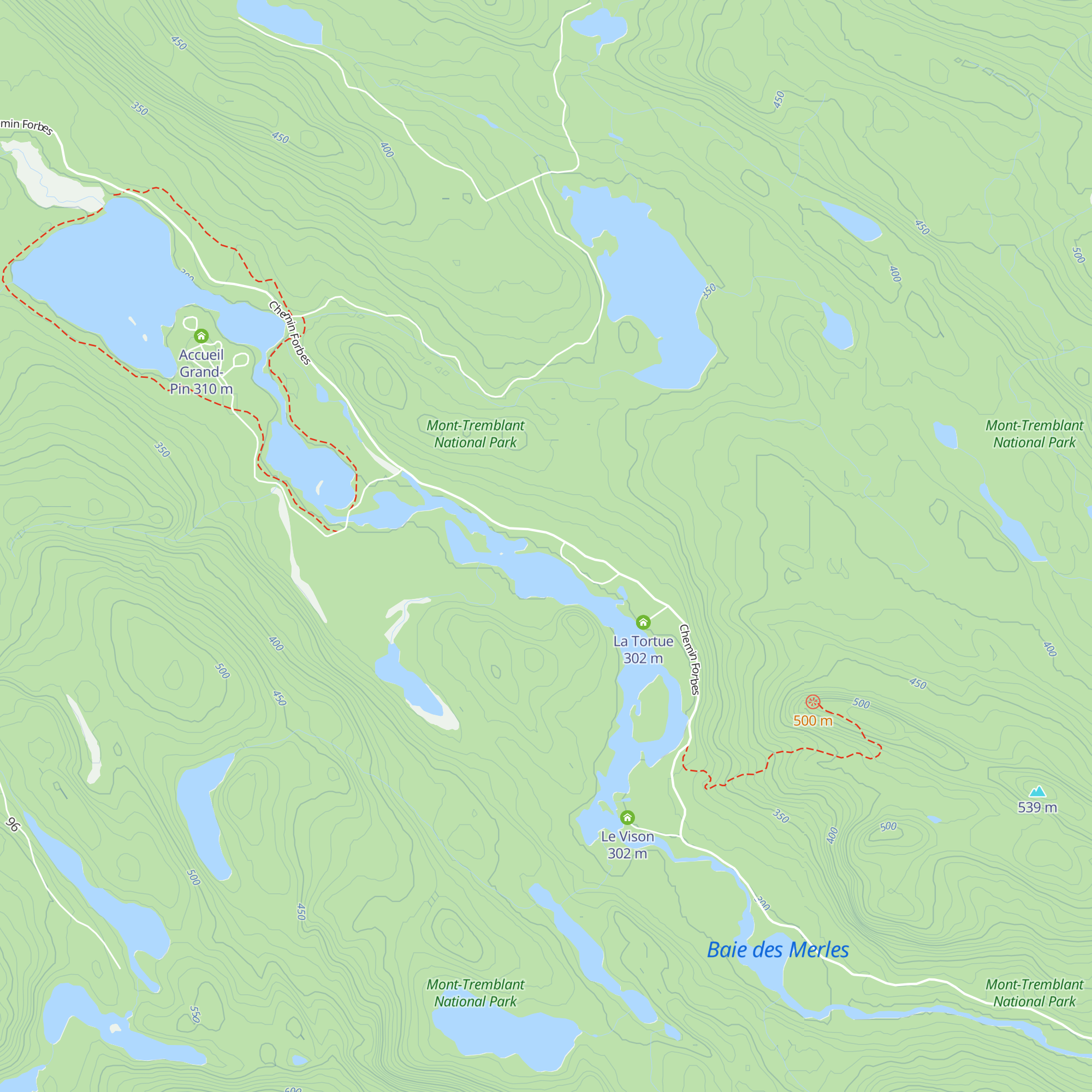 Épervier map