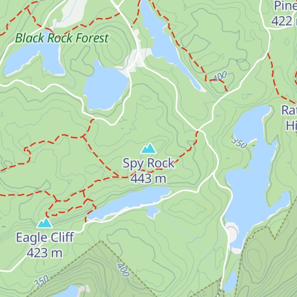 Map of Spy Rock