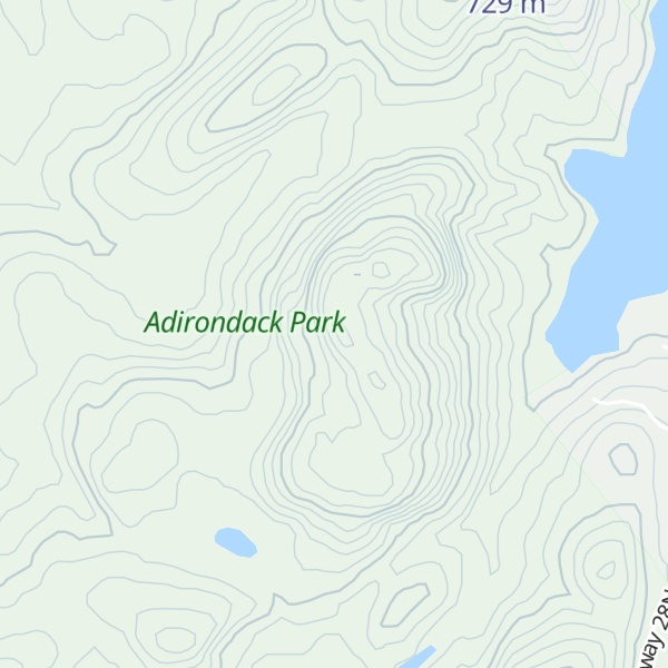 Map of Rankin Pond Mountain
