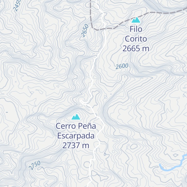 Map of Loma La Erminda