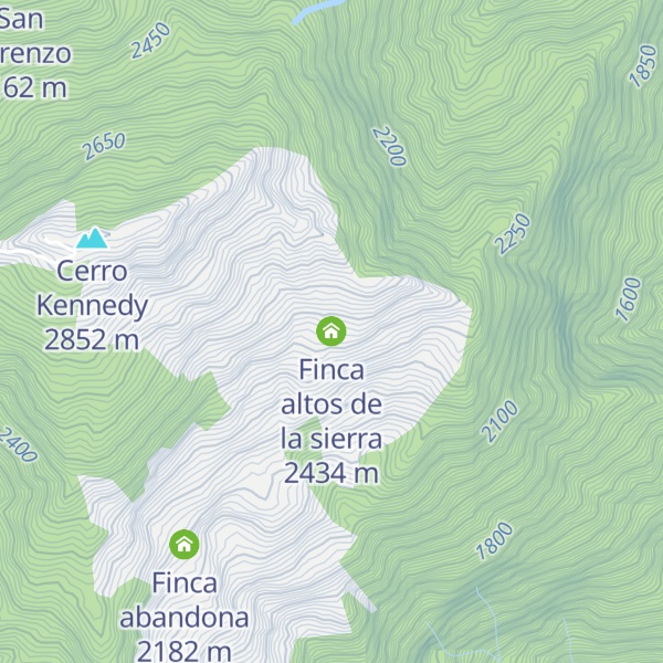 Map of Finca altos de la sierra