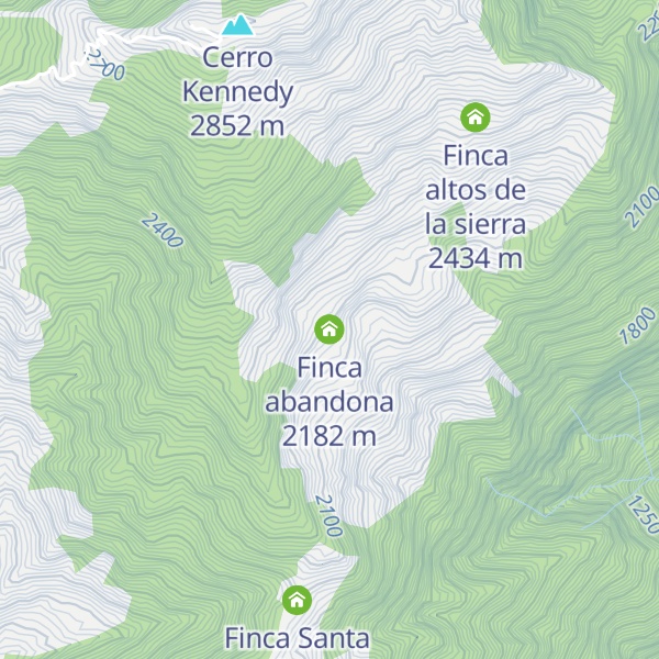 Map of Finca abandona