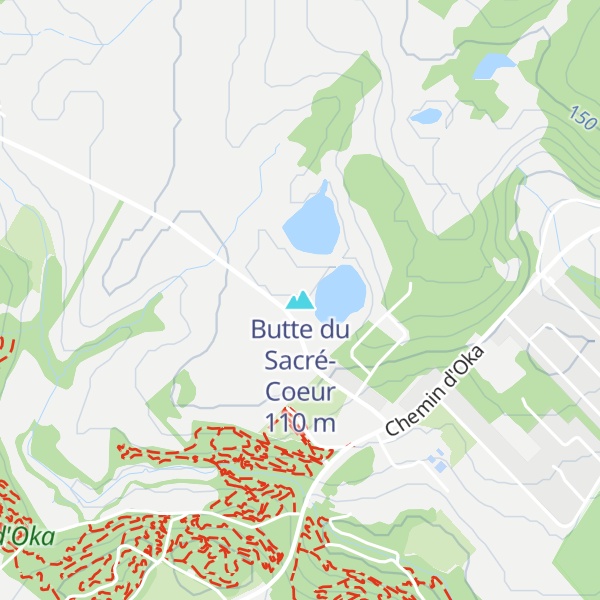 Map of Butte du Sacré-Coeur