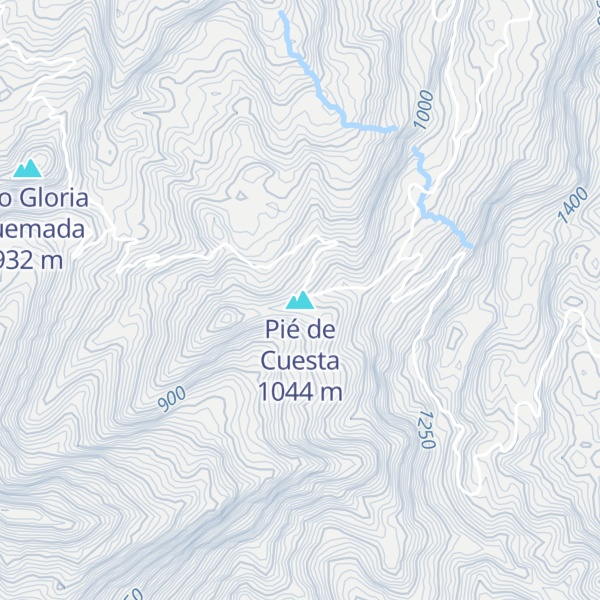 Map of Pié de Cuesta