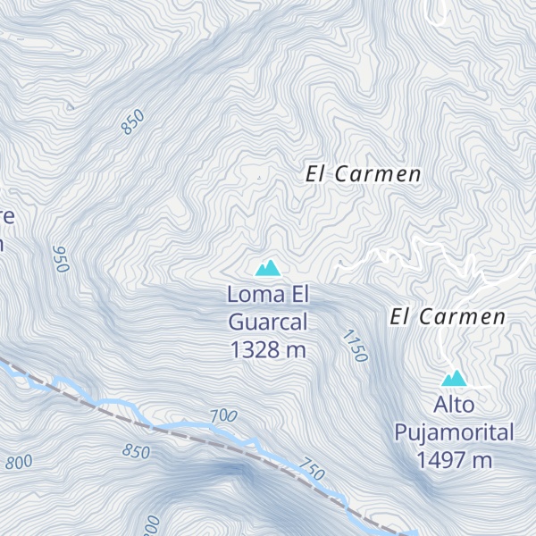 Map of Loma El Guarcal
