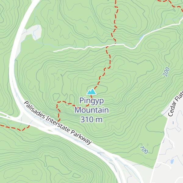 Map of Pingyp Mountain