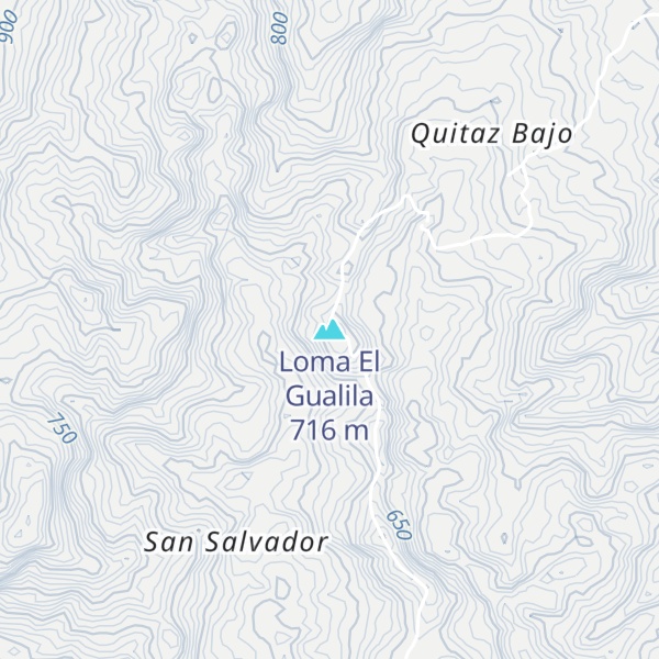 Map of Loma El Gualila