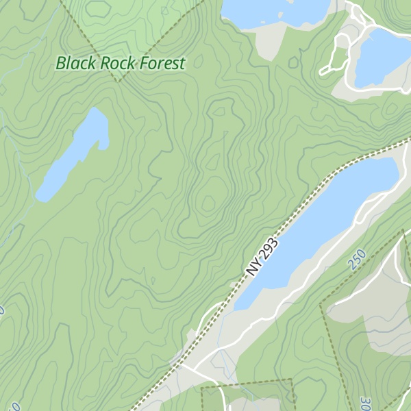 Map of Long Pond Mountain