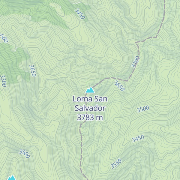 Map of Loma San Salvador