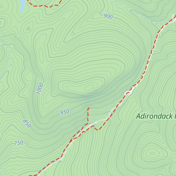 Map of Wallface Mountain