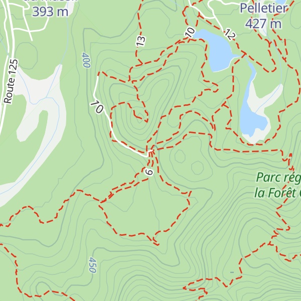 Map of Refuge Prud'homme