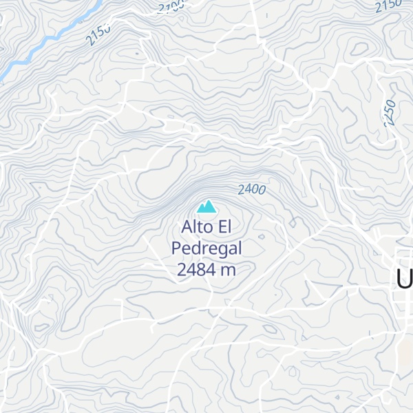 Map of Alto El Pedregal