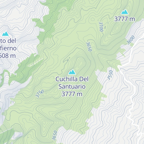 Map of Cuchilla Del Santuario