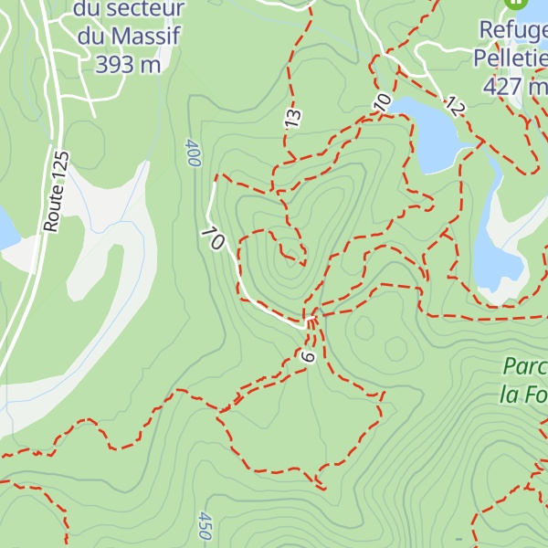 Map of Mont Prud'homme