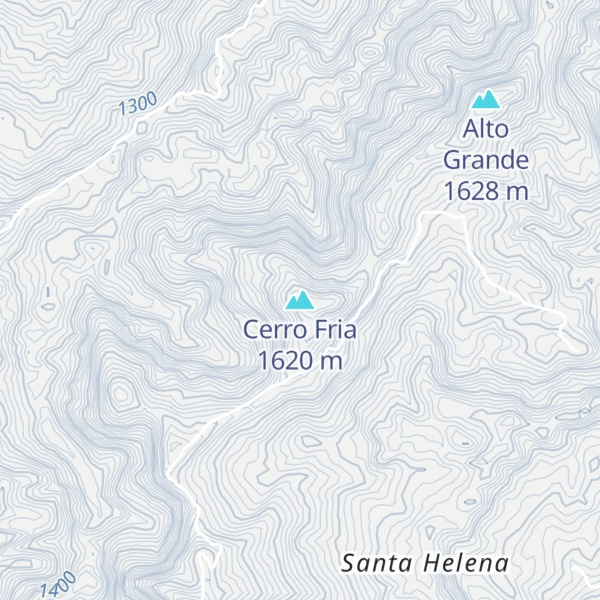 Map of Cerro Fria